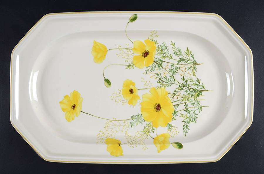Buttercup 14" Oval Serving Platter by Mikasa-1