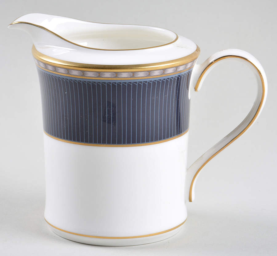 Castle Blue Creamer by Mikasa-1