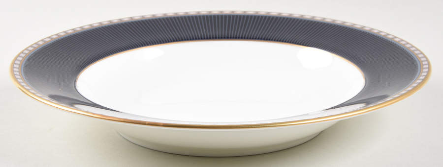 Castle Blue Rim Soup Bowl by Mikasa-1