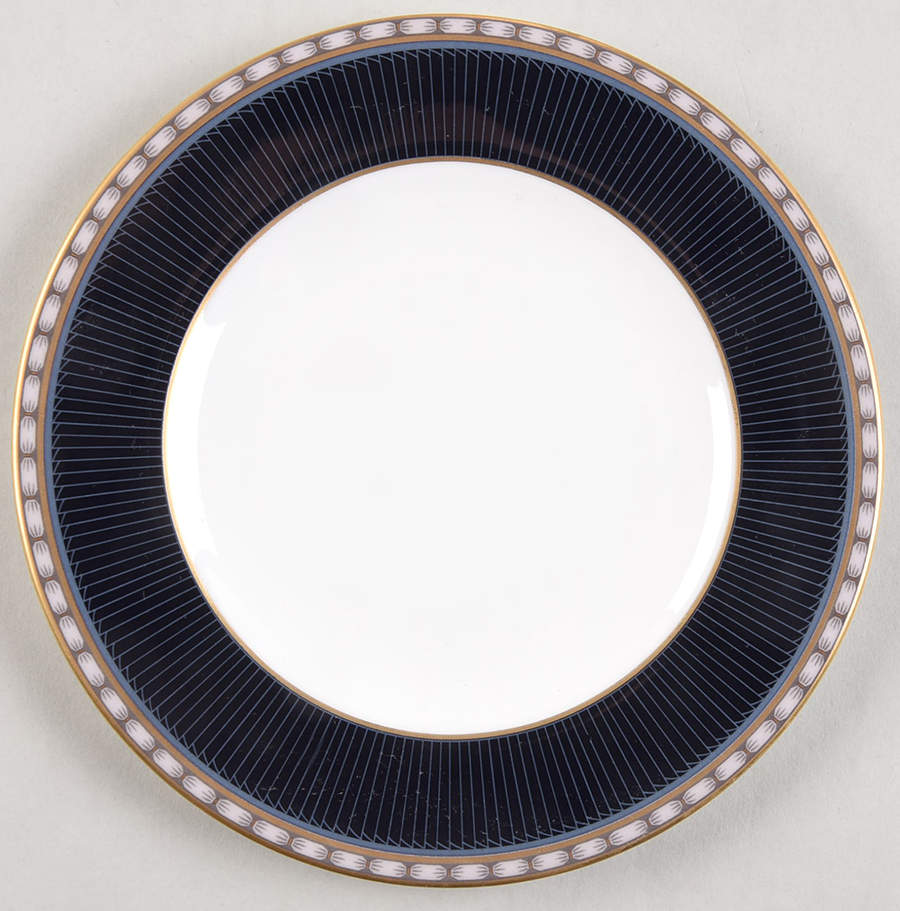 Castle Blue Bread & Butter Plate by Mikasa-1