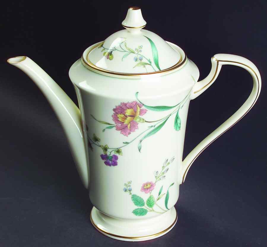 Carnation Garden Coffee Pot & Lid by Mikasa-1