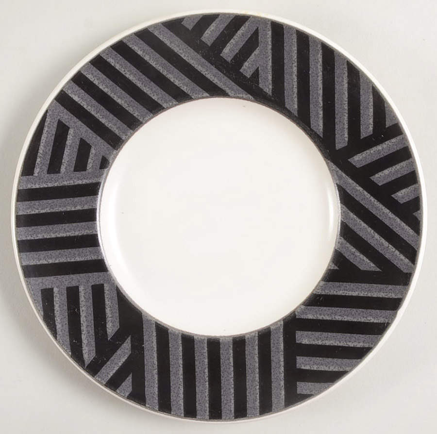 Calypso Black Saucer by Mikasa-1