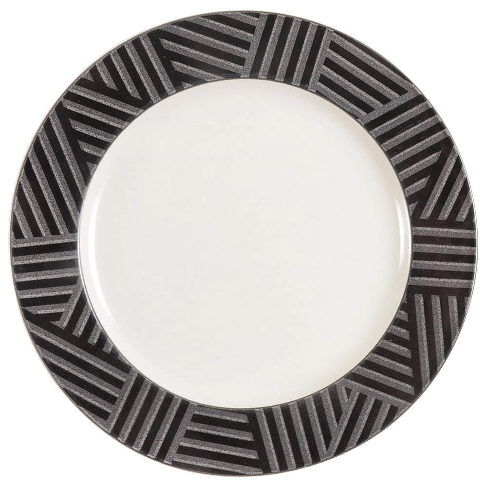 Calypso Black Dinner Plate by Mikasa-1