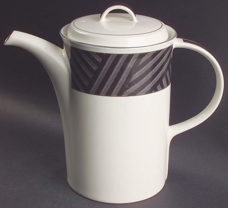 Calypso Black Coffee Pot & Lid by Mikasa-1