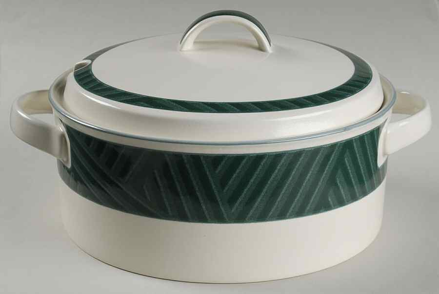 Calypso Green Tureen &  Lid by Mikasa-1