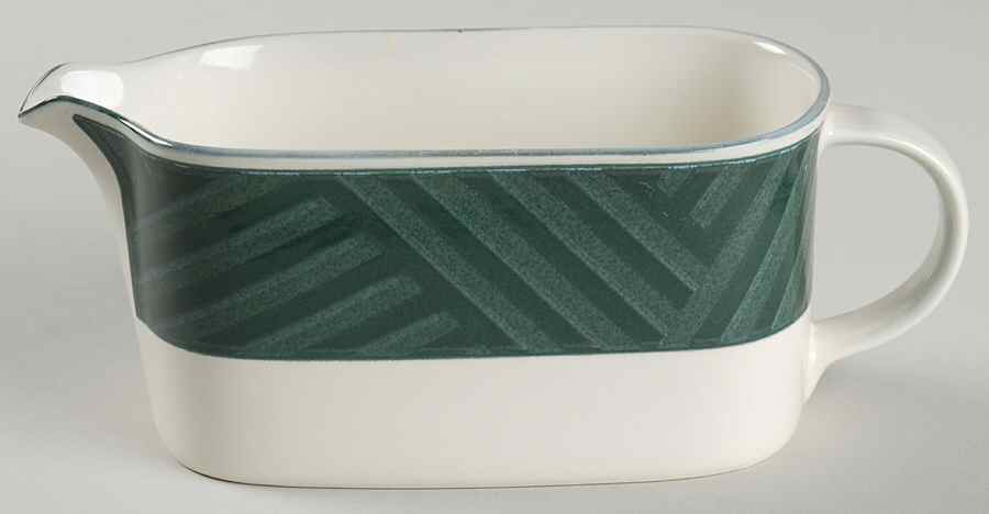 Calypso Green Gravy Boat by Mikasa-1