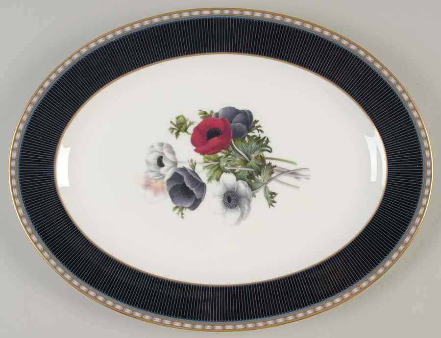 Castle Meadow 14" Oval Serving Platter by Mikasa-1