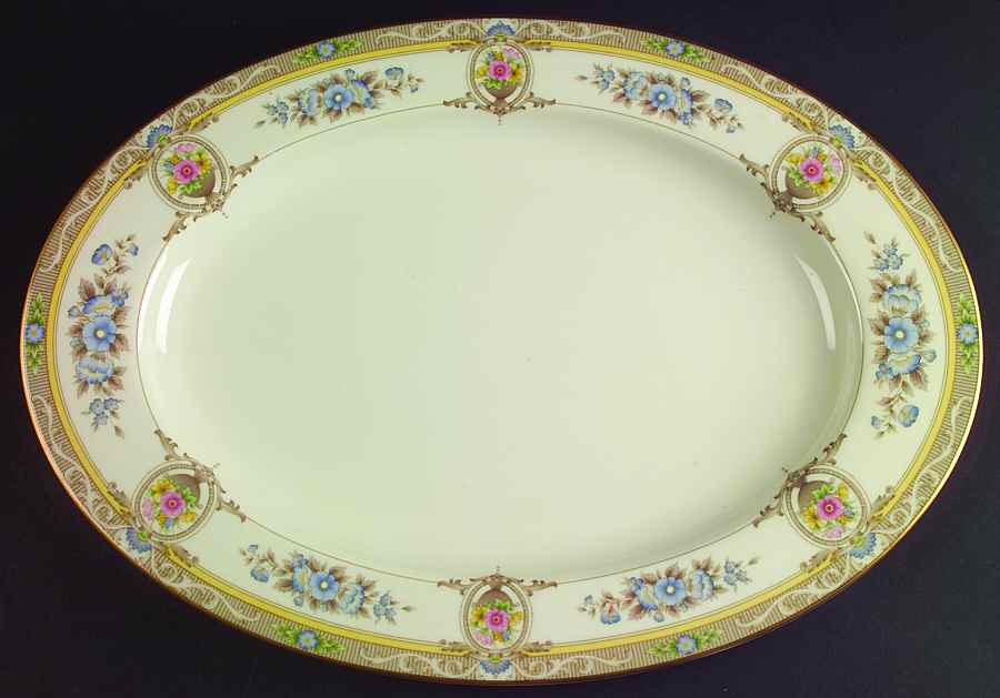 Cameo 15" Oval Serving Platter by Mikasa-1