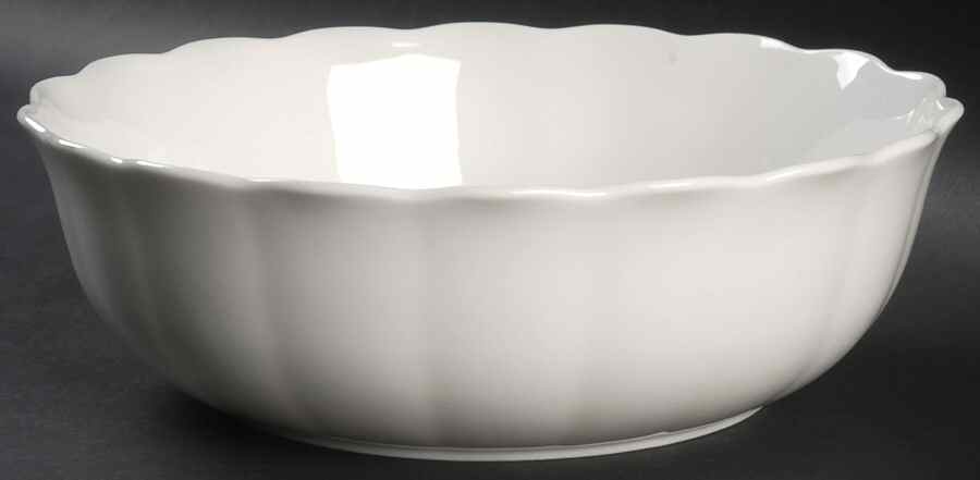 Cameo White 9" Round Vegetable Bowl by Mikasa-1