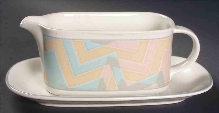 Cancun Gravy Boat & Underplate (Relish/Butter) by Mikasa-1