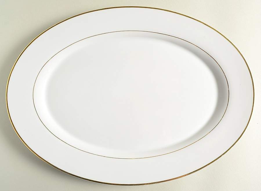 Canterbury 14" Oval Serving Platter by Mikasa-1