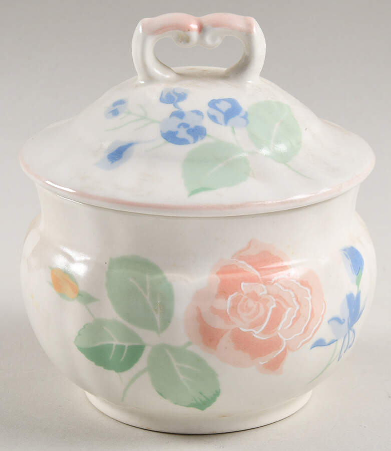 Cantata Sugar Bowl & Lid by Mikasa-1