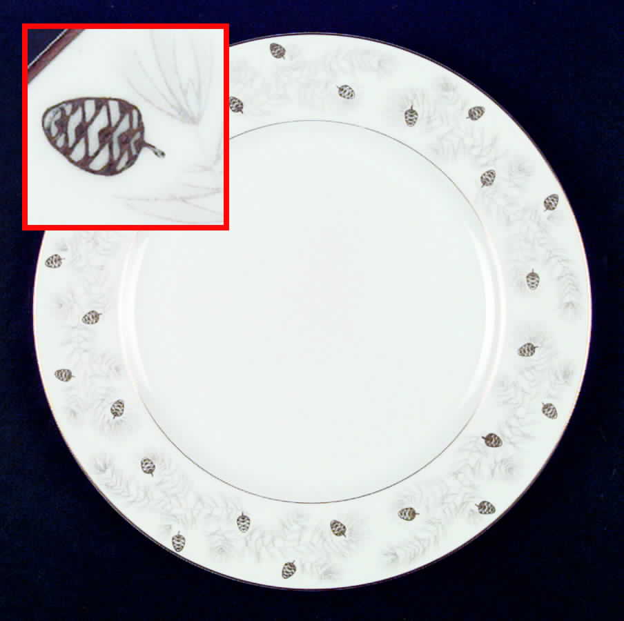 Catalina Pine Dinner Plate by Mikasa-1