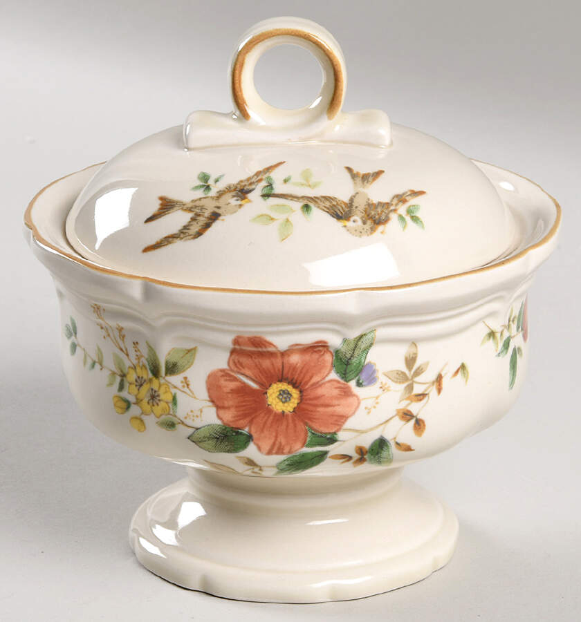 Capistrano Sugar Bowl & Lid by Mikasa-1