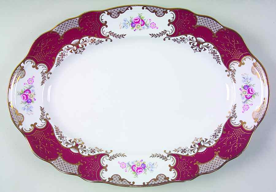 Carlton Place 15" Oval Serving Platter by Mikasa-1