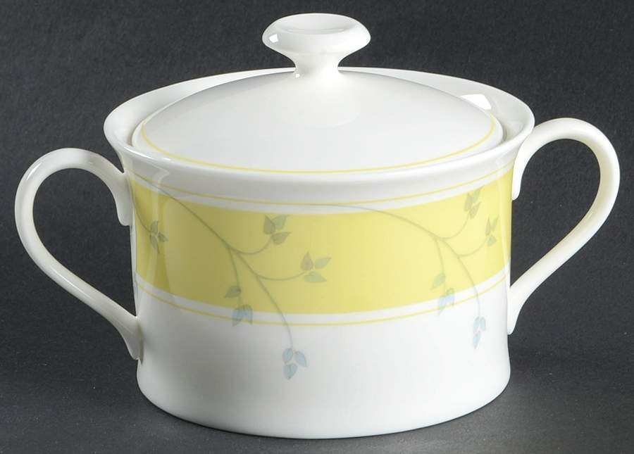 Caress Sugar Bowl & Lid by Mikasa-1