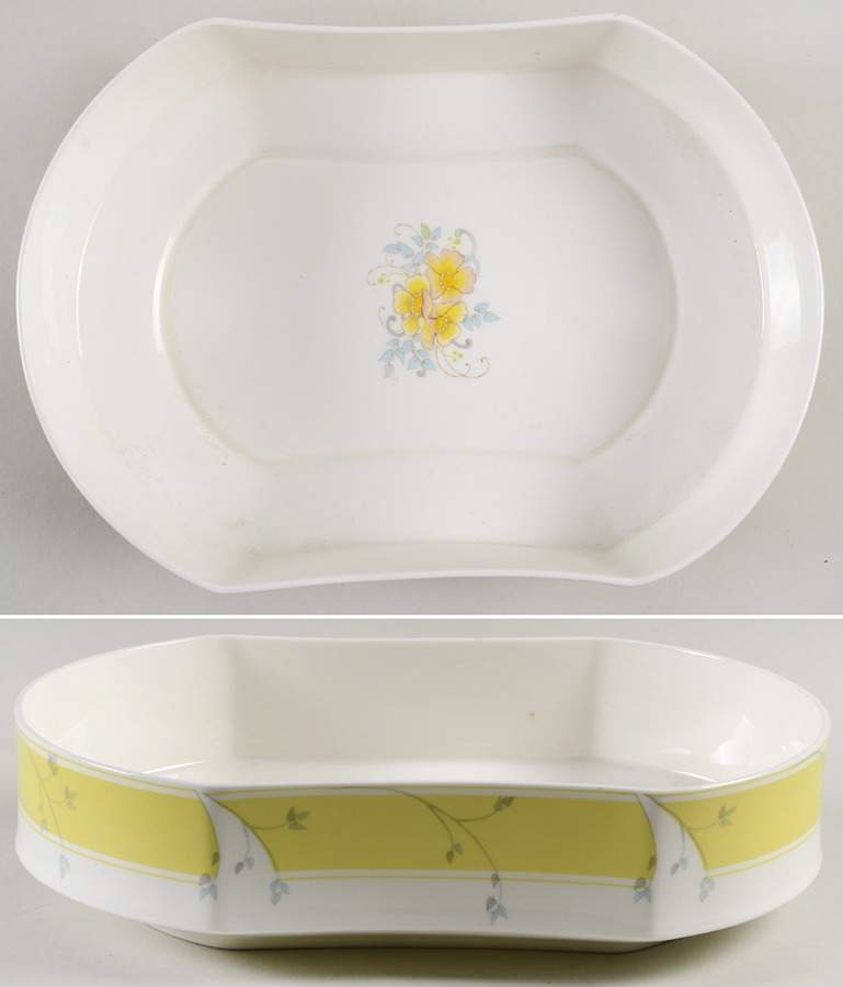 Caress 10" Oval Vegetable Bowl by Mikasa-1