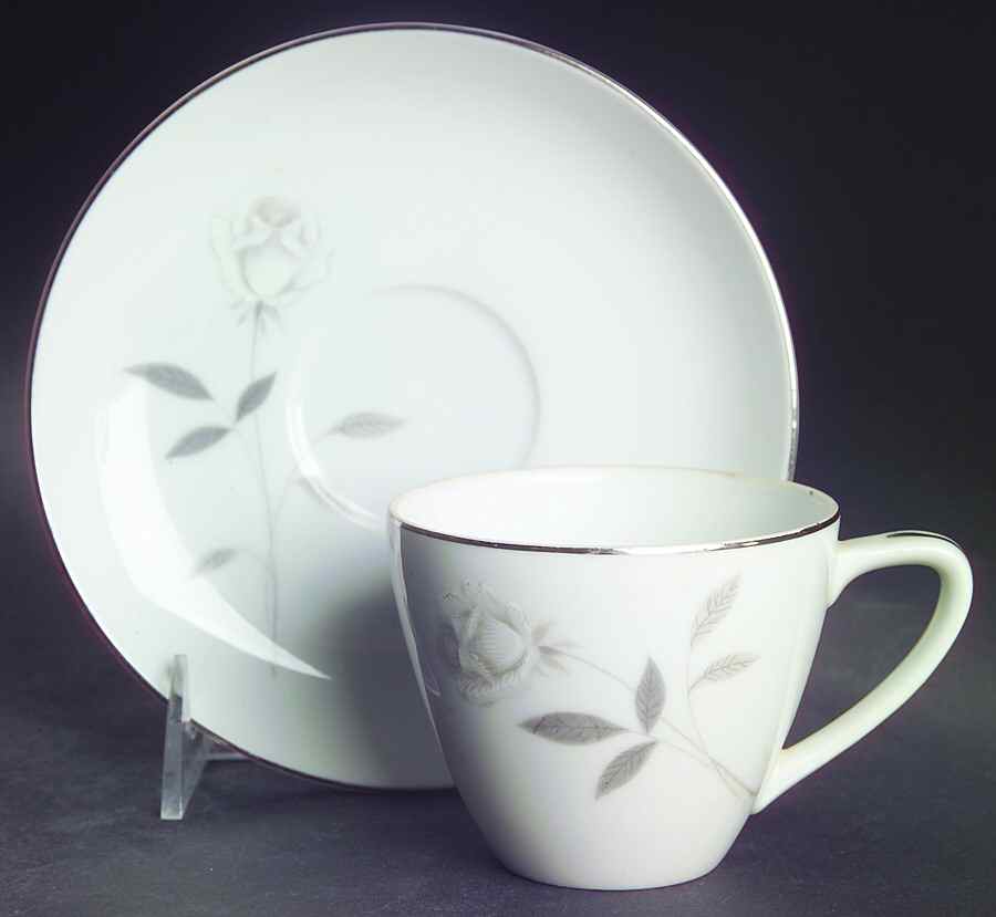 Carla Flat Cup & Saucer Set by Mikasa-1