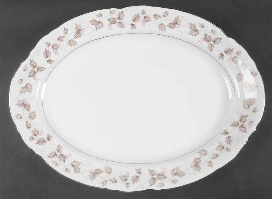 Carlyle 16" Oval Serving Platter by Mikasa-1