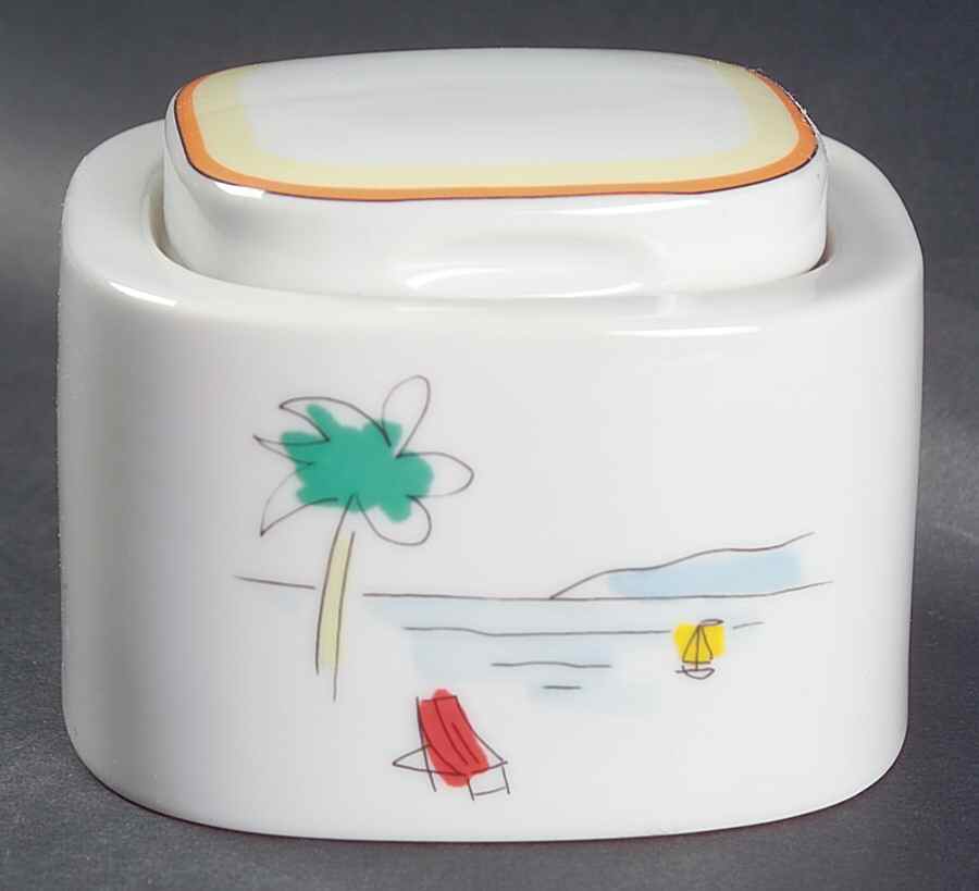 Carmel Sugar Bowl & Lid by Mikasa-1