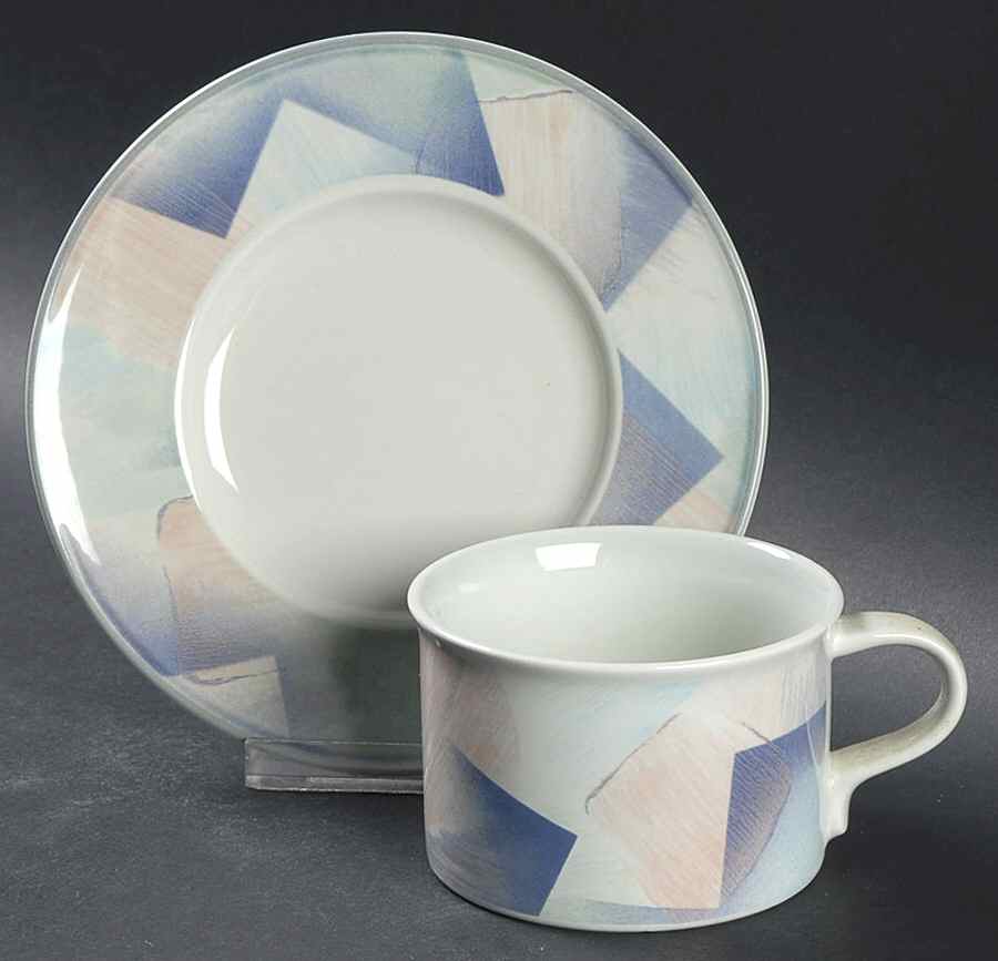 Carousel Flat Cup & Saucer Set by Mikasa-1