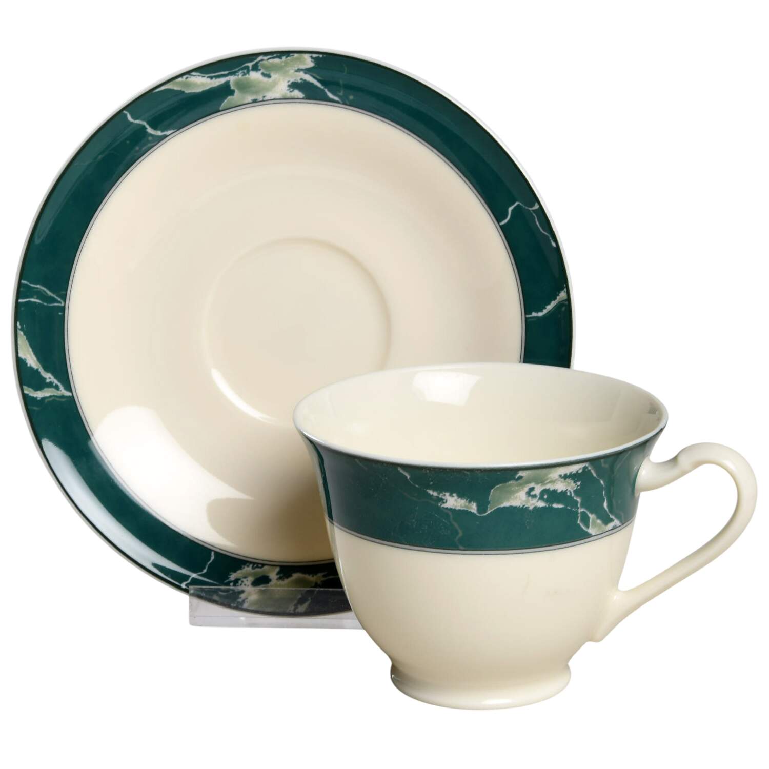 Carrera Jade Footed Cup & Saucer Set by Mikasa-1