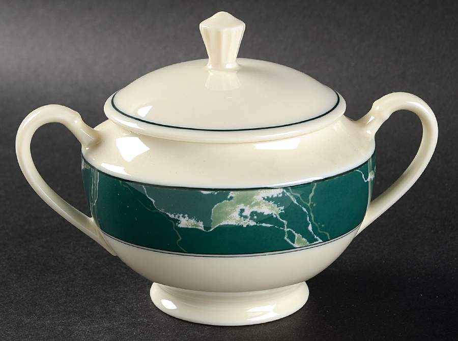 Carrera Jade Sugar Bowl & Lid by Mikasa-1