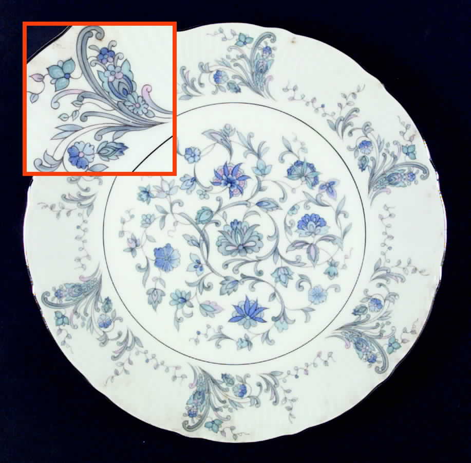 Castle Blue Dinner Plate by Mikasa-1