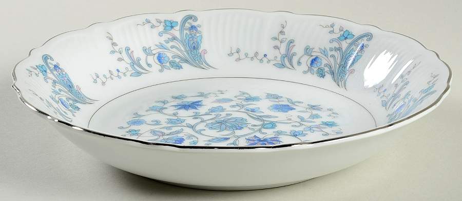 Castle Blue Coupe Soup Bowl by Mikasa-1