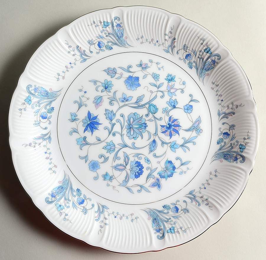 Castle Blue 12" Chop Plate (Round Platter) by Mikasa-1