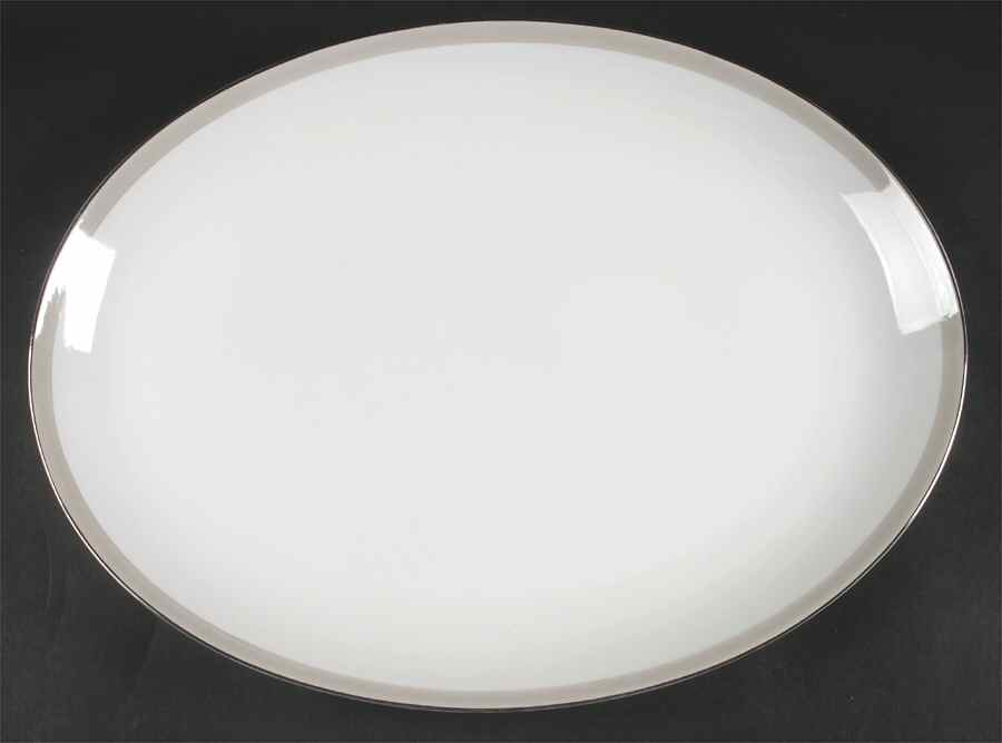 Cascade 16" Oval Serving Platter by Mikasa-1