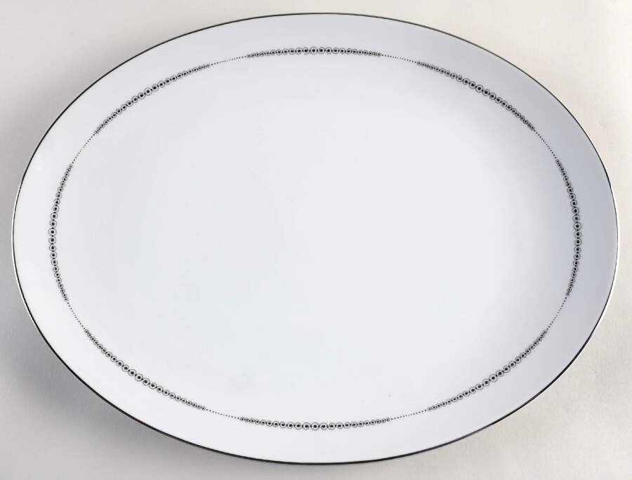 Casino 16" Oval Serving Platter by Mikasa-1