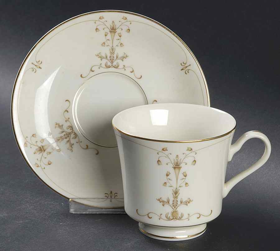 Castello Footed Cup & Saucer Set by Mikasa-1