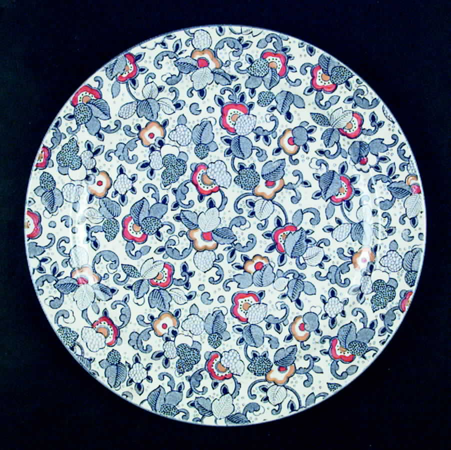 Cathay Blue Multicolor Dinner Plate by Mikasa-1