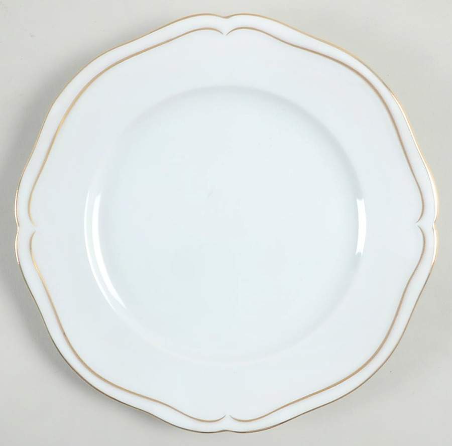 Cavalier White Salad Plate by Mikasa-1