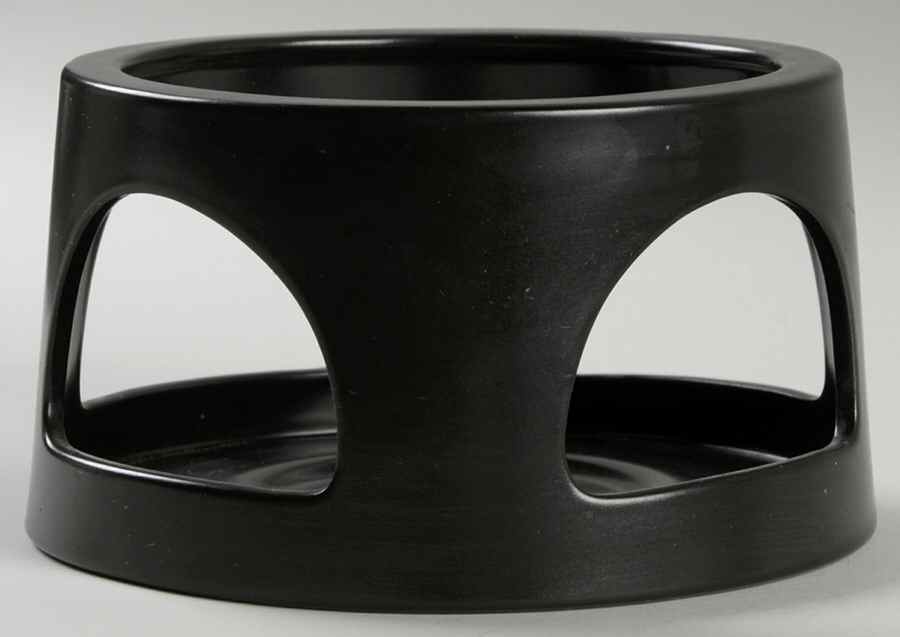 Caviar Black China Warmer Stand by Mikasa-1