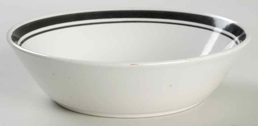 Caviar Black Coupe Cereal Bowl by Mikasa-1