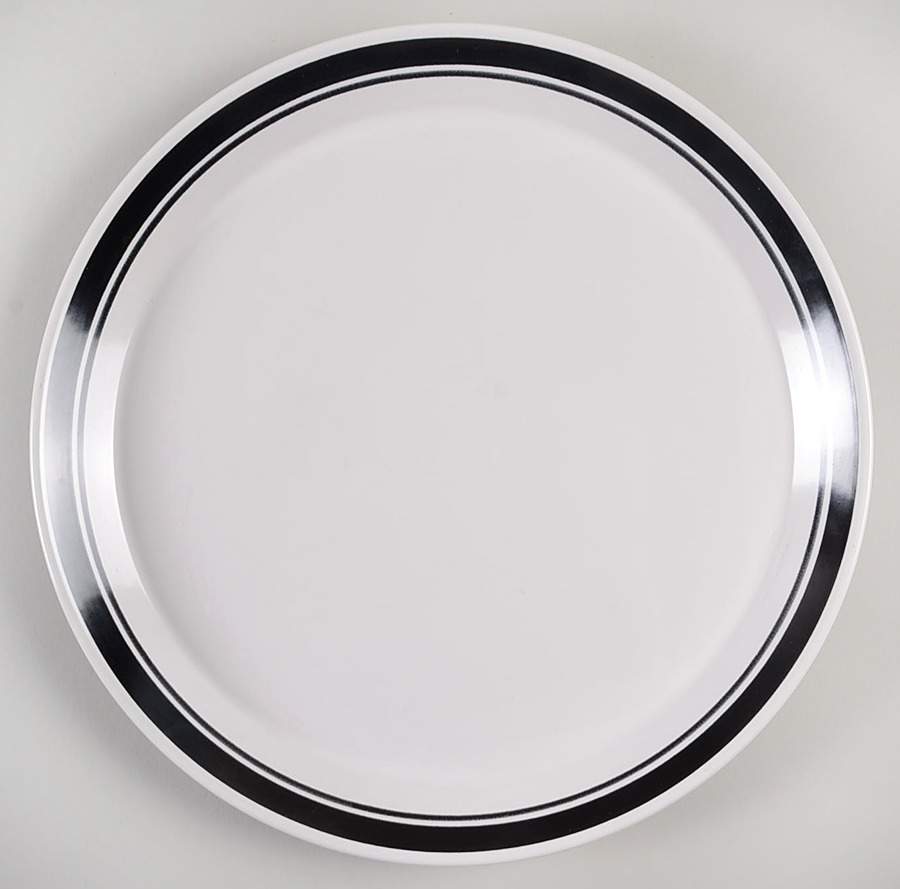 Caviar Black 12" Chop Plate (Round Platter) by Mikasa-1