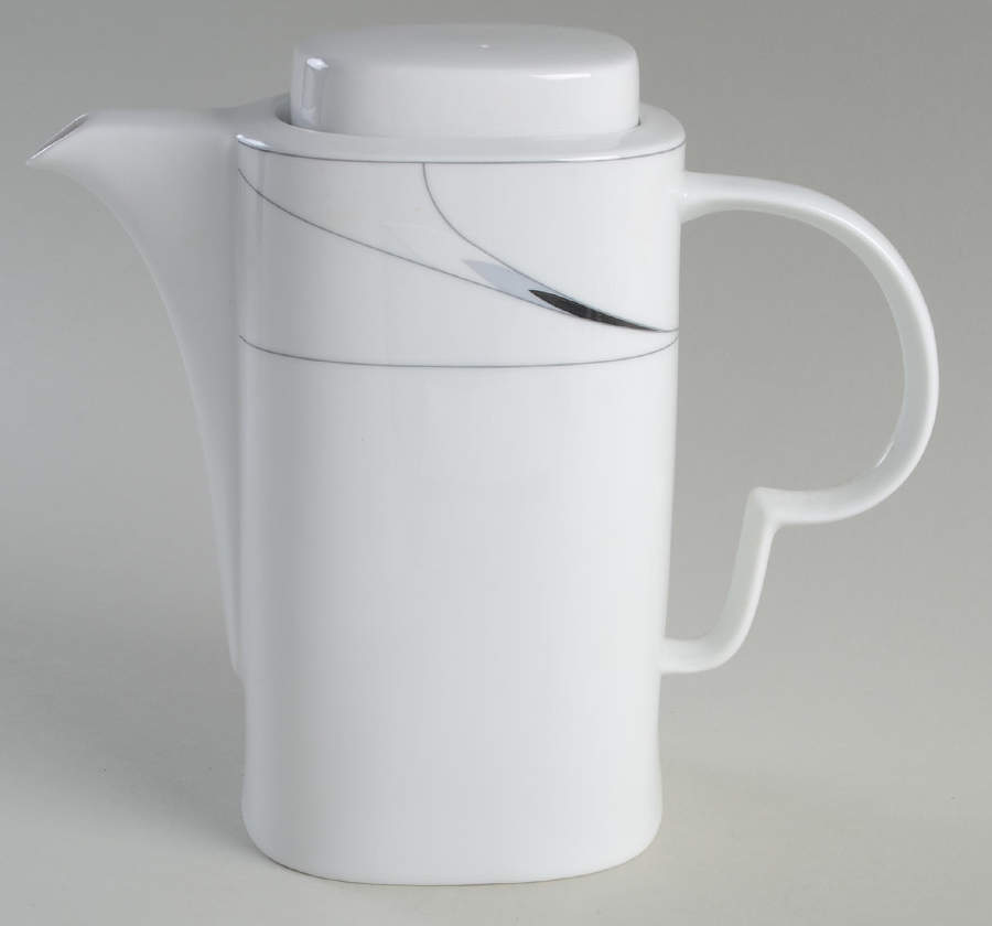 Caviar Coffee Pot & Lid by Mikasa-1