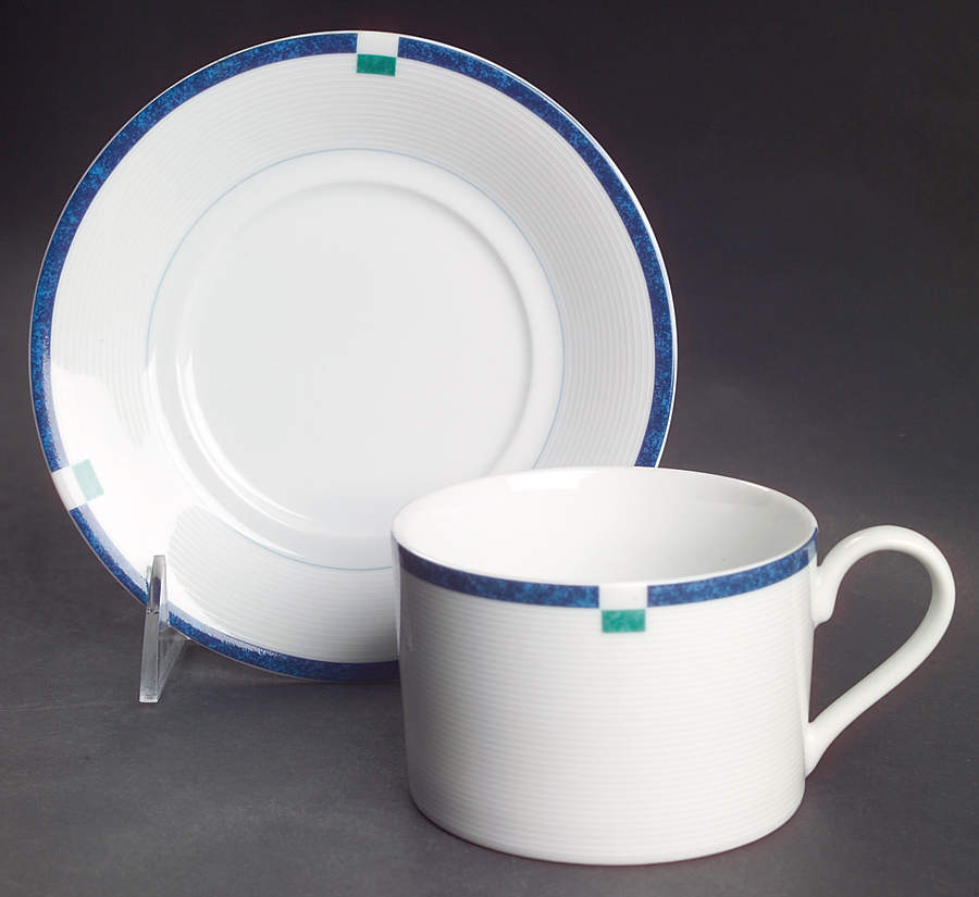 Cayman Flat Cup & Saucer Set by Mikasa-1