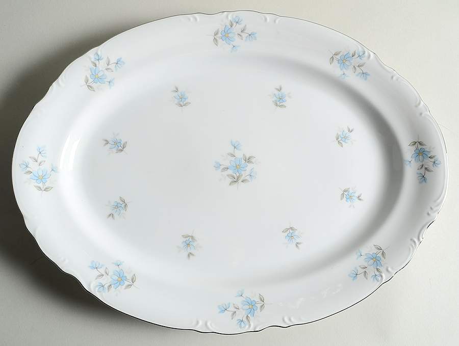 Cecelia 16" Oval Serving Platter by Mikasa-1