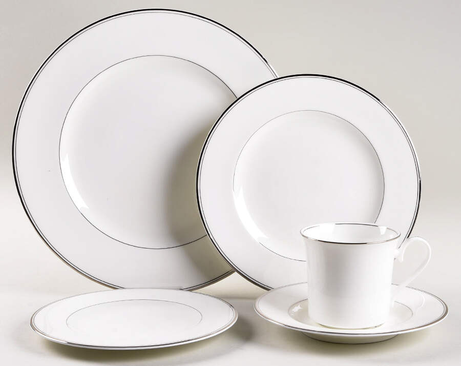 Century Platinum 5 Piece Place Setting by Mikasa-1