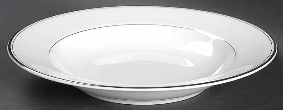 Century Platinum Rim Soup Bowl by Mikasa-1