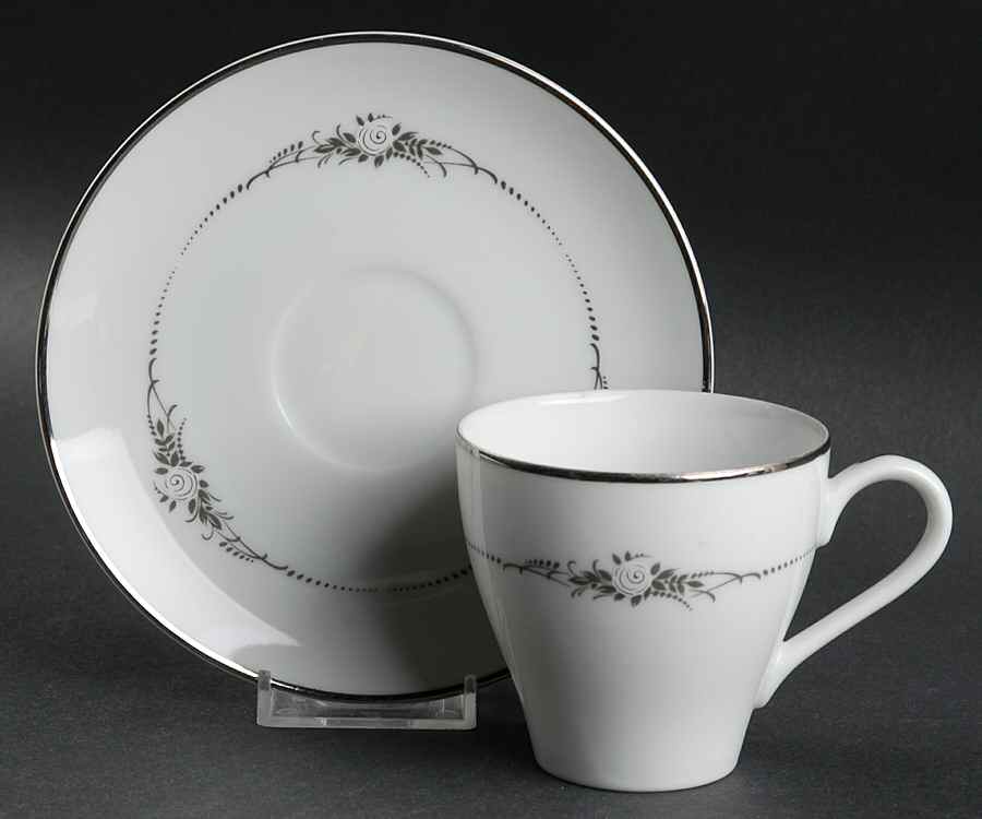 Certina Flat Cup & Saucer Set by Mikasa-1