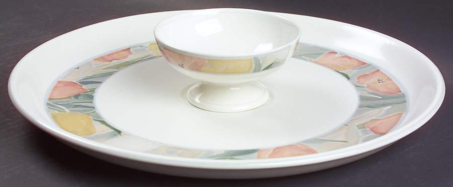 Cezanne 2 Pc Chip & Dip Set (Uses the Crudite Dip/Sherbet) by Mikasa-1