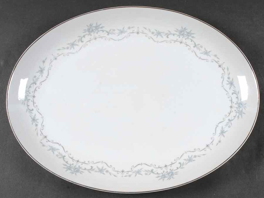 Chadsworth 16" Oval Serving Platter by Mikasa-1