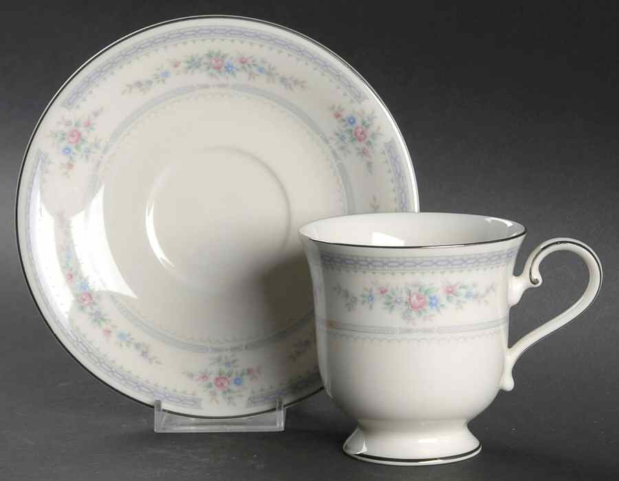 Chadwick Footed Cup & Saucer Set by Mikasa-1