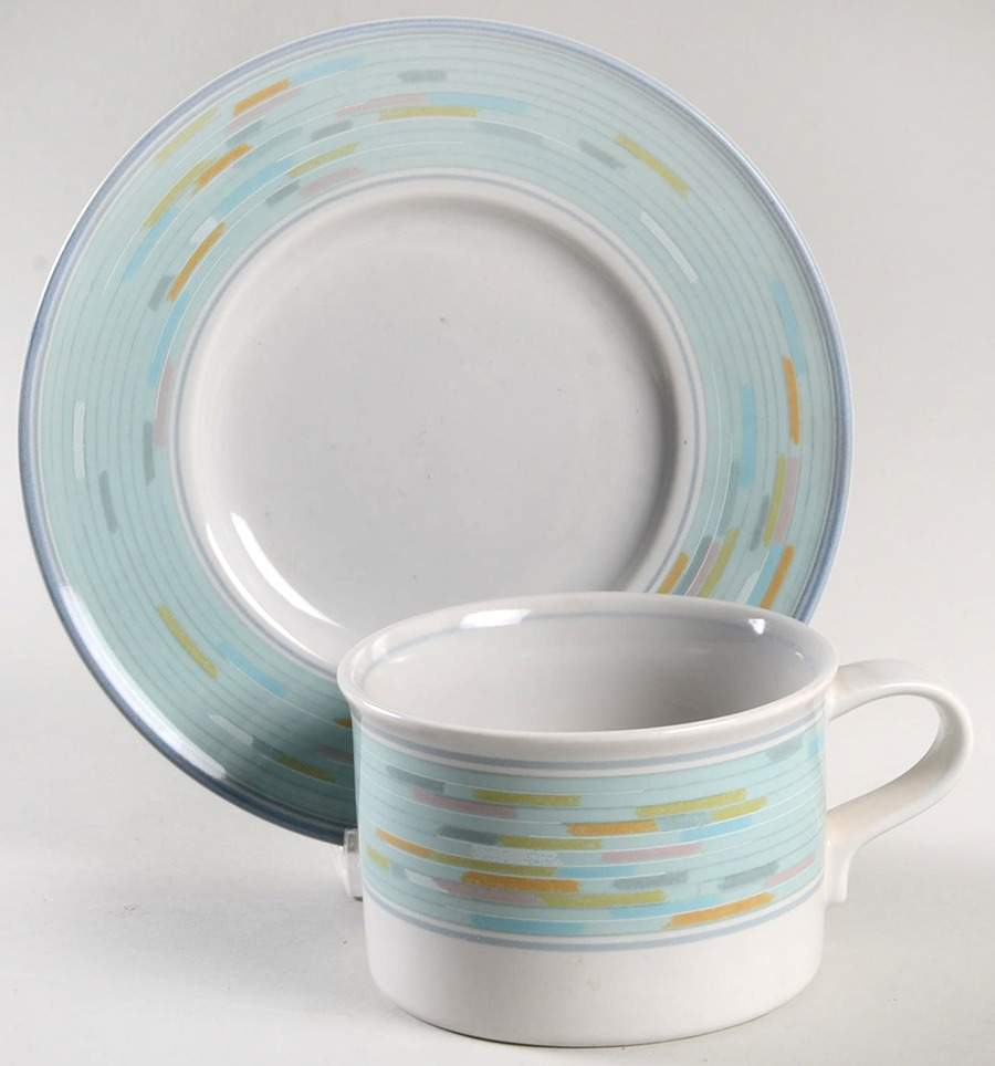 Chagall Flat Cup & Saucer Set by Mikasa-1