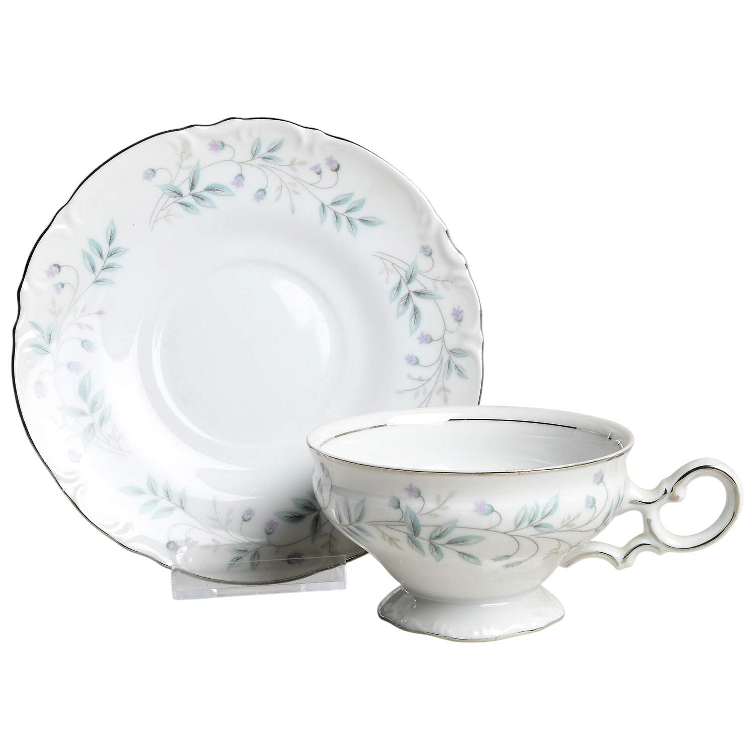 Chalfonte Footed Cup & Saucer Set by Mikasa-1
