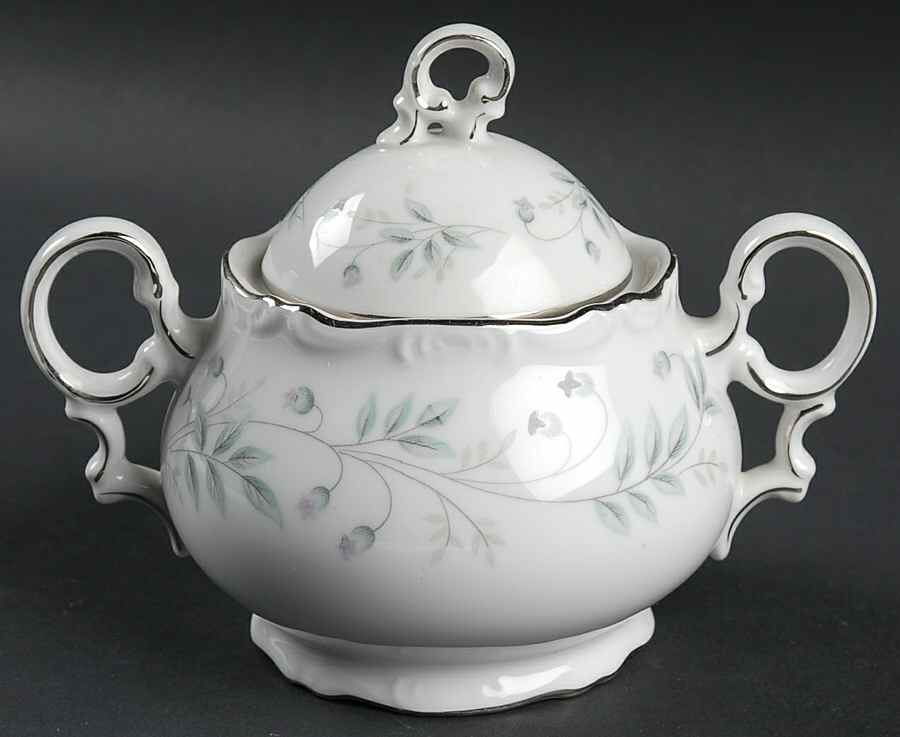 Chalfonte Sugar Bowl & Lid by Mikasa-1